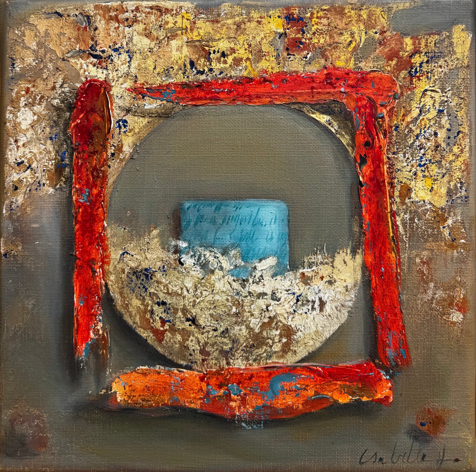MADO, gesso, oil & mixte