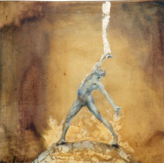 ENERGIE, gesso, oil & mixte