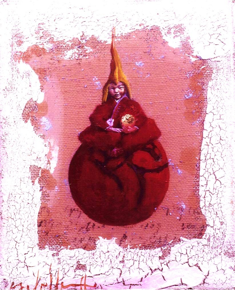 ASAKAZE, gesso, oil & mixte