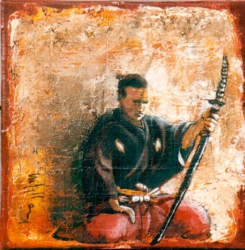 IAIDO, gesso, oil & mixte