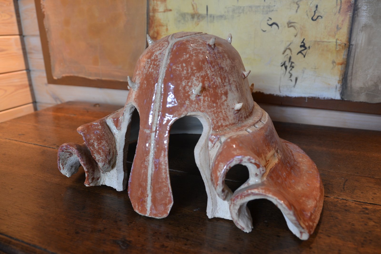 SAMOURAI HELMET V, Terracotta